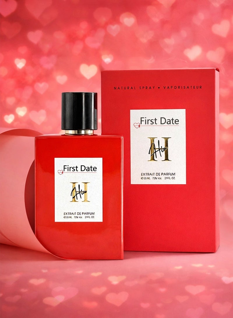 Linea De Bella Valentine's Gifts Long-Lasting Men’s Perfumes for Gifting Fresh & Elegant Romantic Fragrance for your loved ones | First Date Him 85ml - Image 4